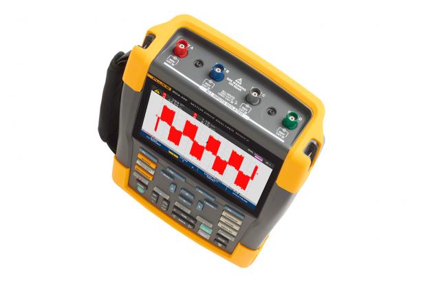Fluke MDA-550 Motor Drive Analyzer connections